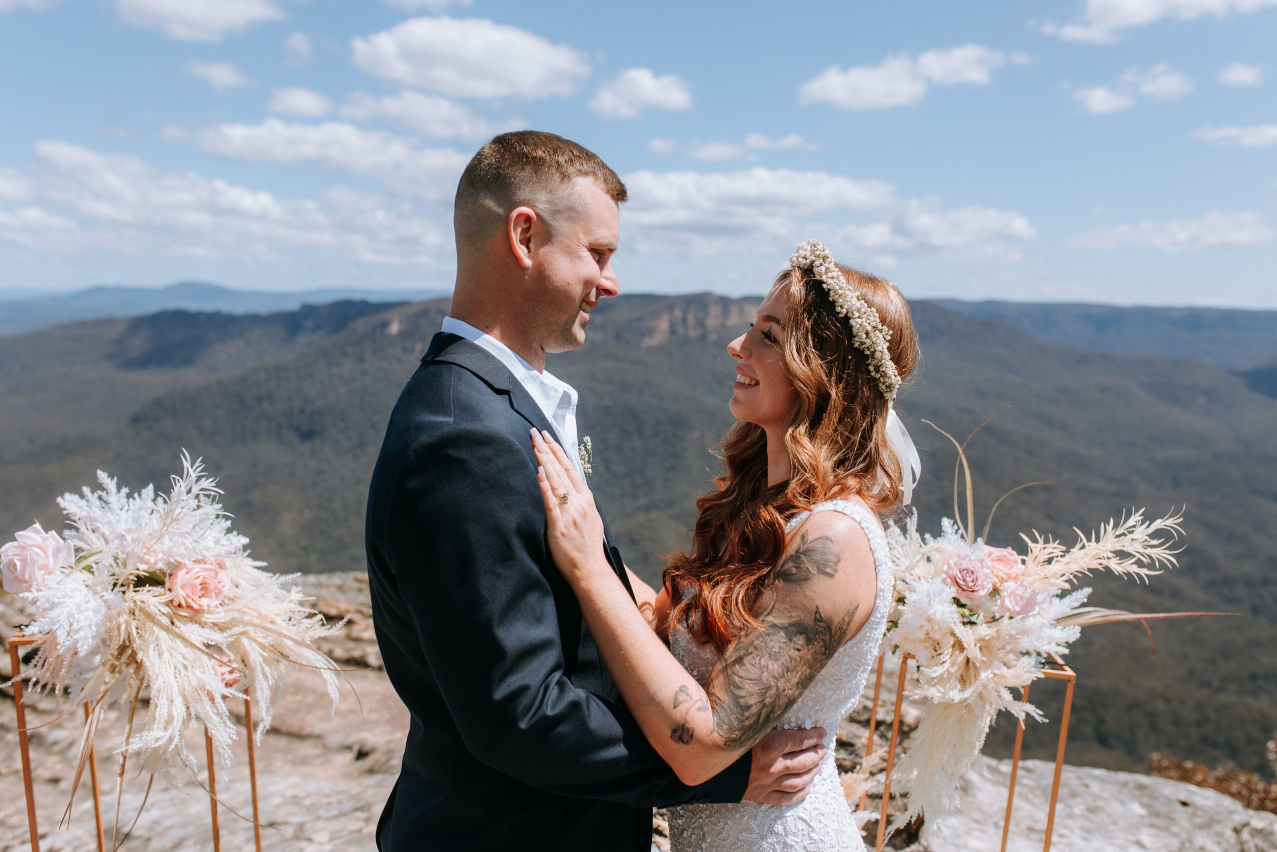 Blue Mountains Weddings at Leuralla Amphitheatre